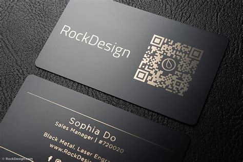 scannable metal business card